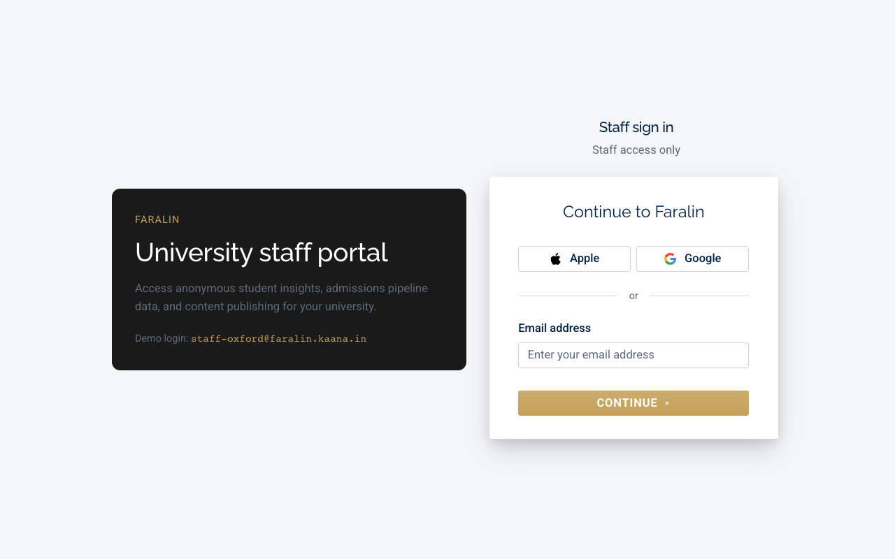 University portal